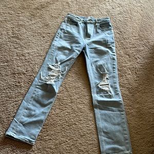 Paige denim light wash skinny Jean size 26